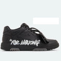 OFF-WHITE Out Of Office OOO For Walking Low Tops – Black White