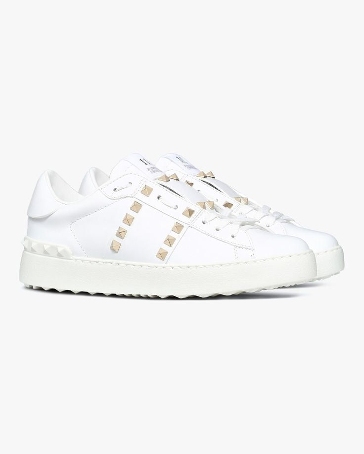 Valentino Rockstud Untitled – White Gold