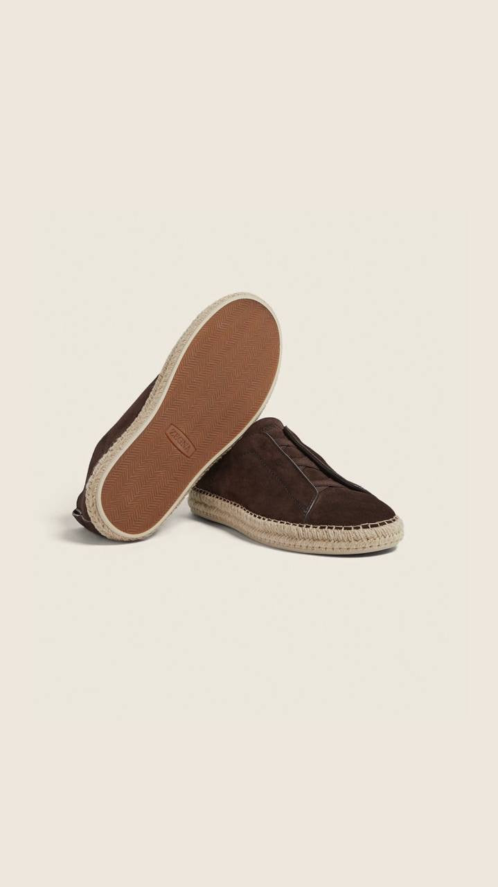 Zegna Triple Stitch Secondskin Sneakers in linen