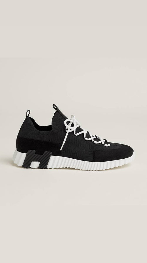 black Hermès Lift slip-on sneakers