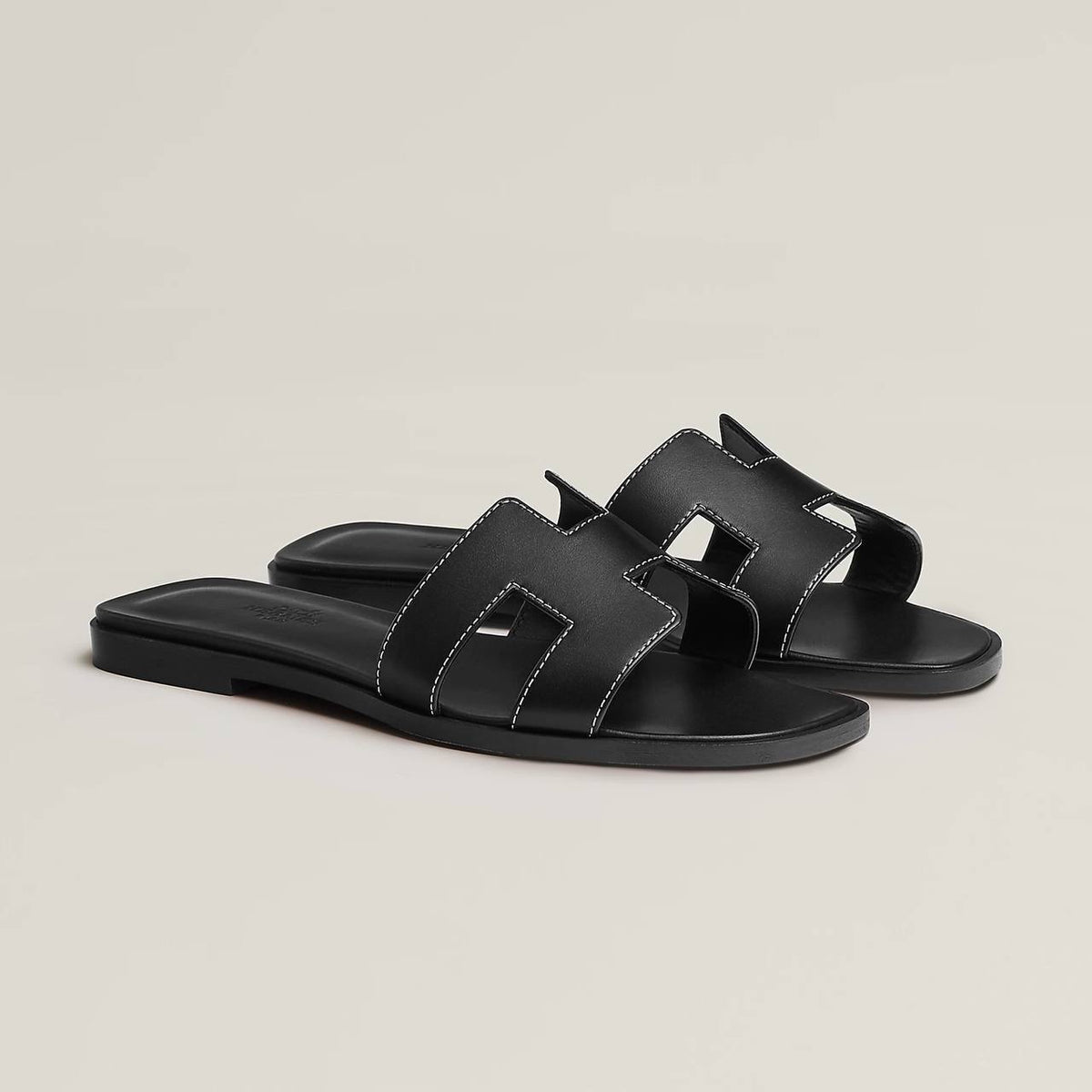Hermès Oran Sandals in black