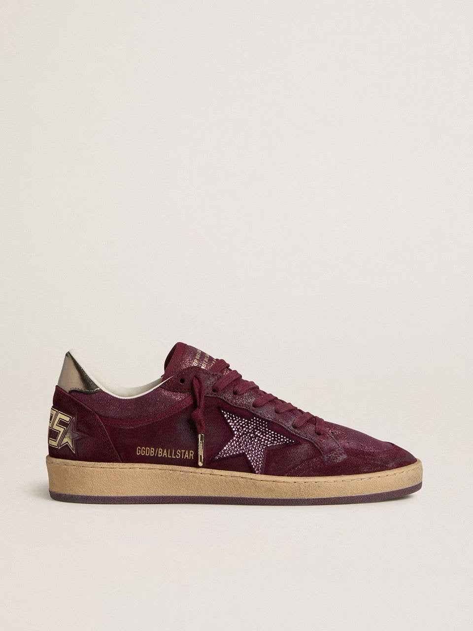 Golden Goose Ball Star burgundy-Star Sneakers