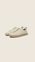Zegna Triple Stitch Secondskin Sneakers in linen