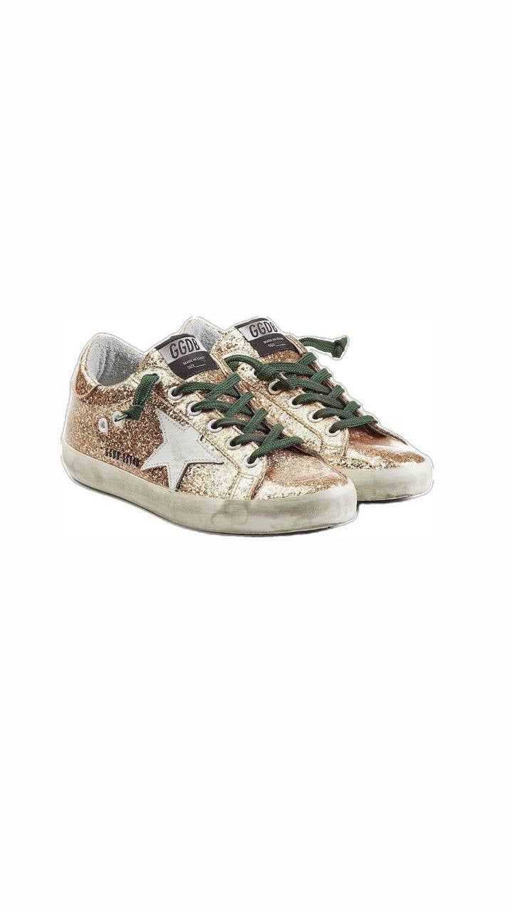 Golden Goose superstar green-gold