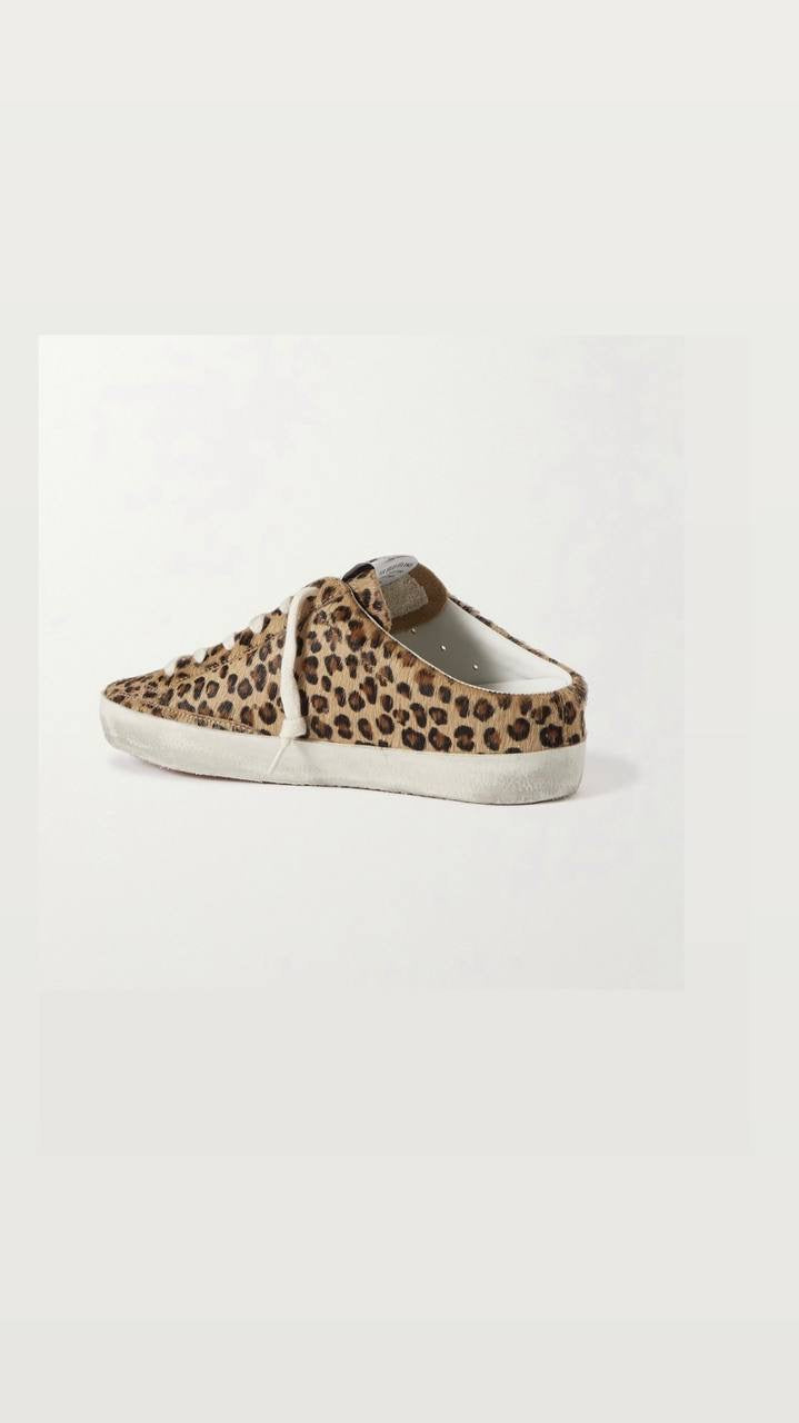 Golden Goose superstar leopard print