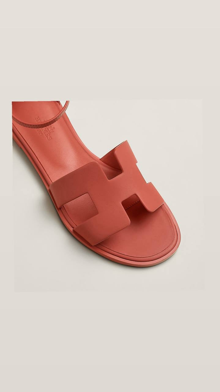Hermès Santorini Sandals in Epsom calfskin