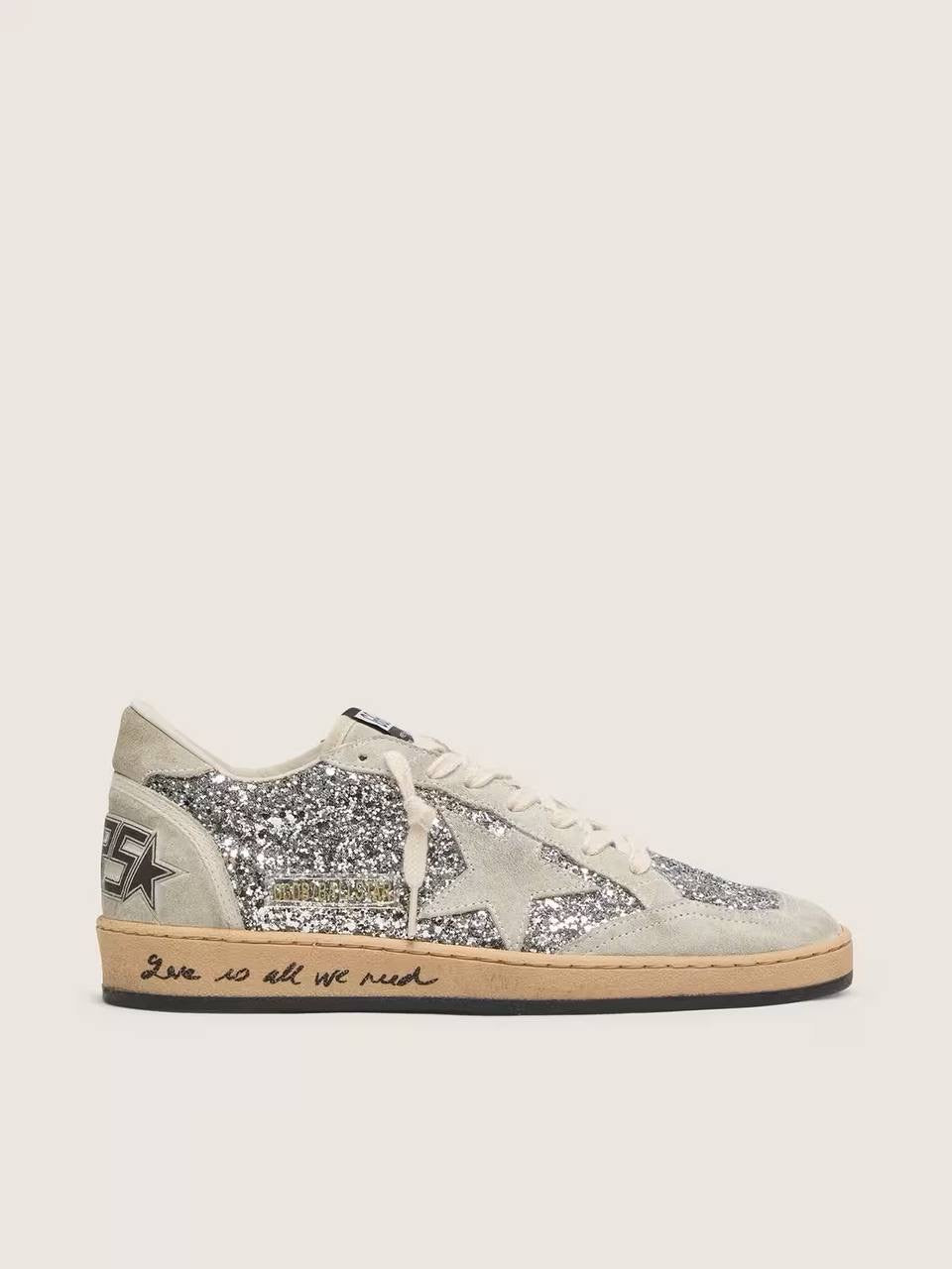 Golden Goose Ball Star silver-Star Sneakers
