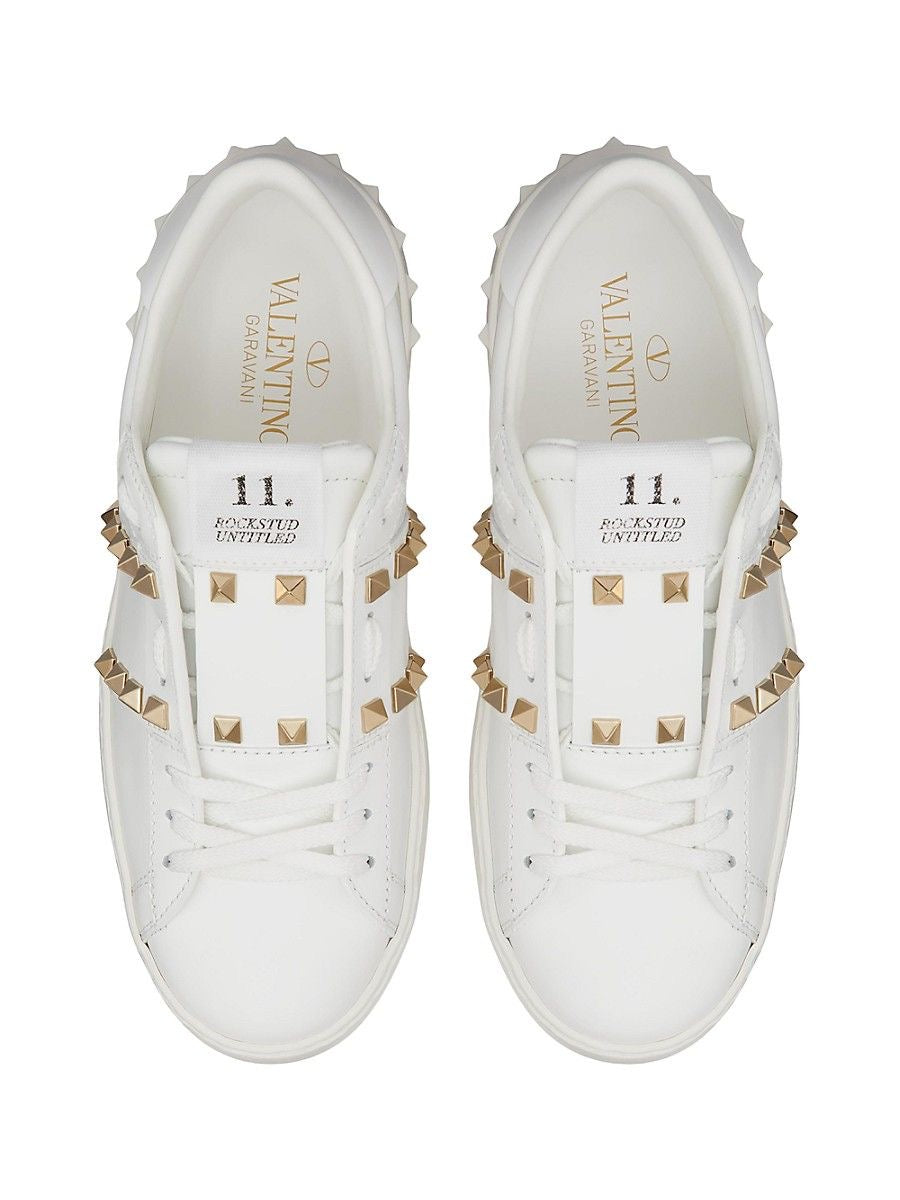 Valentino Rockstud Untitled – White Gold