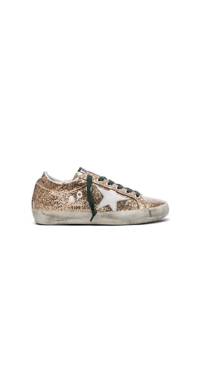 Golden Goose superstar green-gold