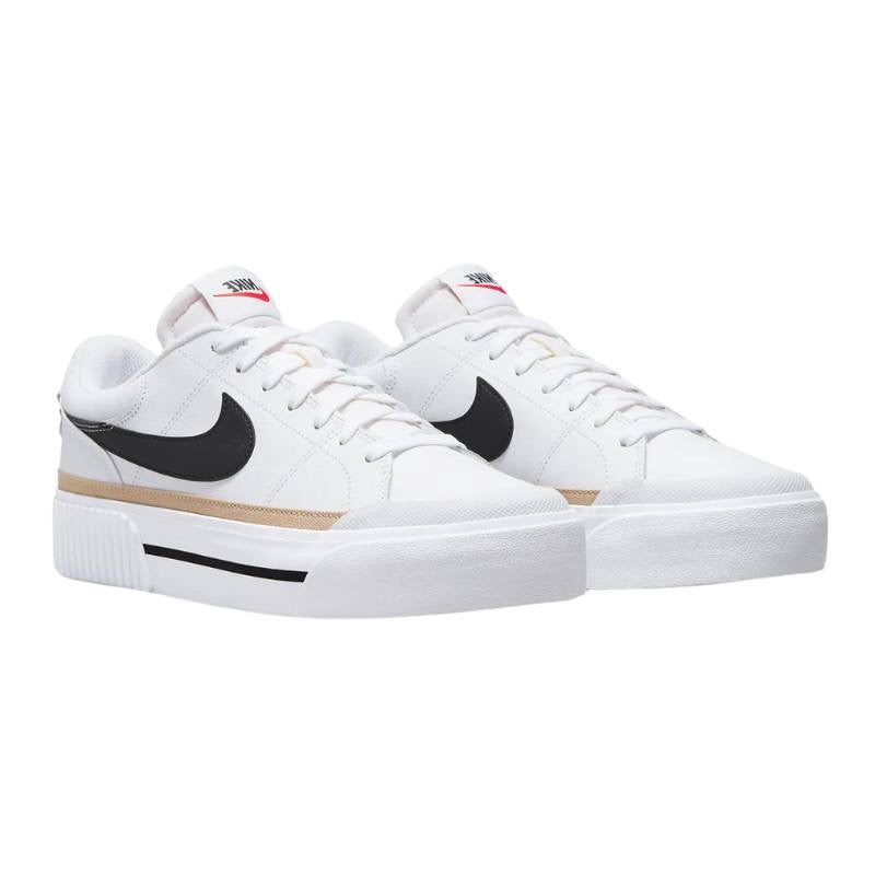 NIKE COURT LEGACY LIFT – WHITE BLACK
