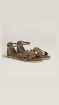 Hermès Santorini Sandals in Epsom calfskin