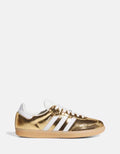 adidas Women's Samba OG Gold Metallic / White