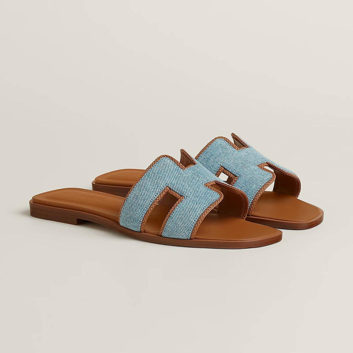 Hermès Oran Sandals in blue