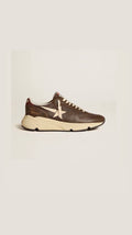 brown Golden Goose Running Sole Sneakers