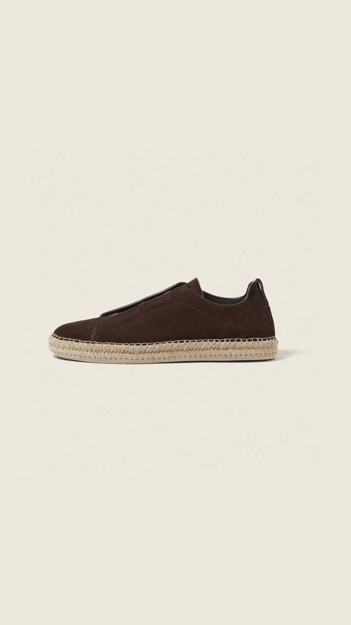 Zegna Triple Stitch Secondskin Sneakers in linen