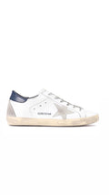 Golden Goose Superstar Navy and white