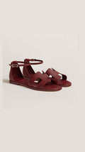 Hermès Santorini Sandals in Epsom calfskin