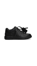 Off-White Out of Office Low 'Triple Black' leather sneaker.