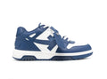 OFF-WHITE Out Of Office “OOO” Low Tops – Dark Blue White