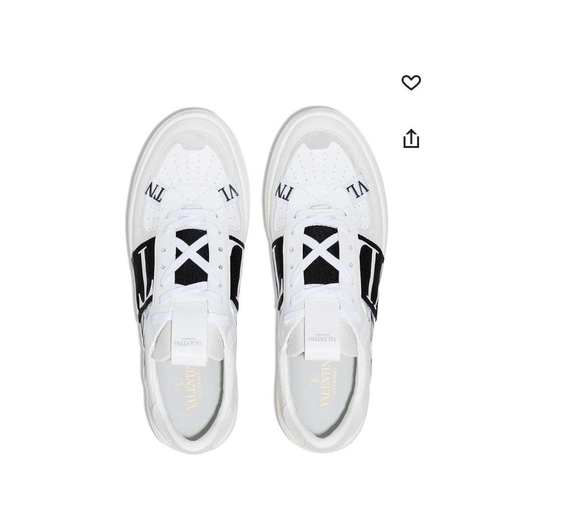 Valentino Garavani VL7N Sneaker Low Top White Black Grey