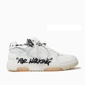 OFF-WHITE Out Of Office OOO low Tops for Walking for – White Black