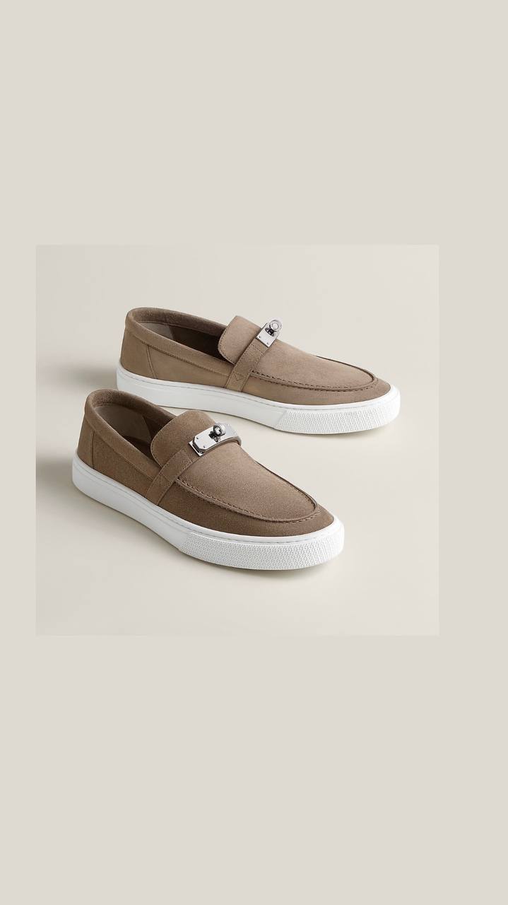 Hermes Game Slip-On Sneaker 'Beige'