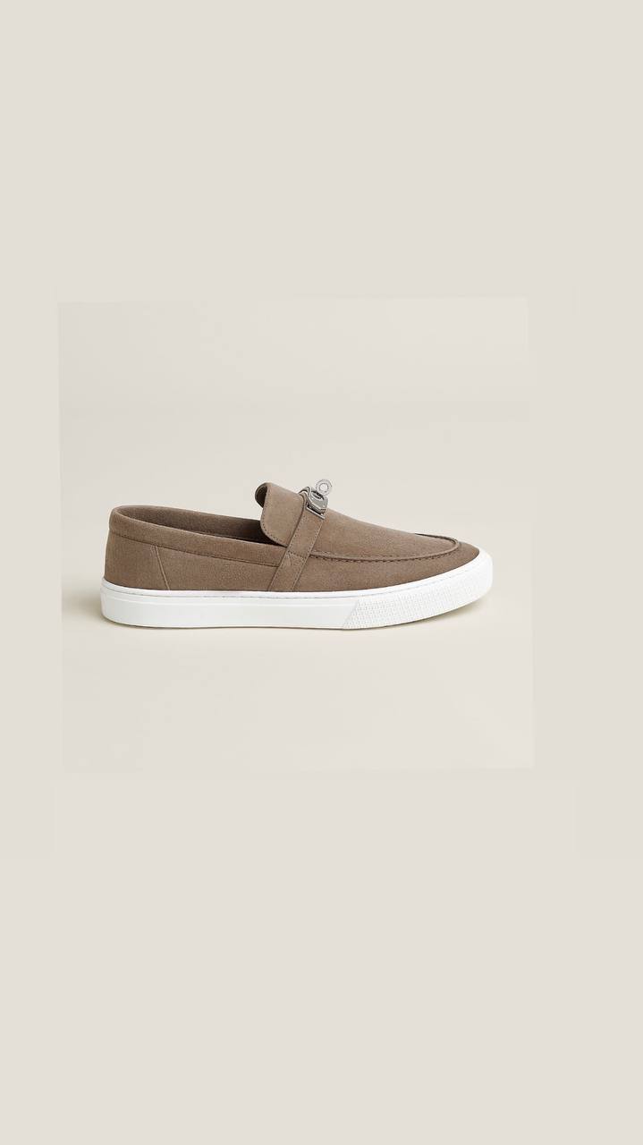 Hermes Game Slip-On Sneaker 'Beige'