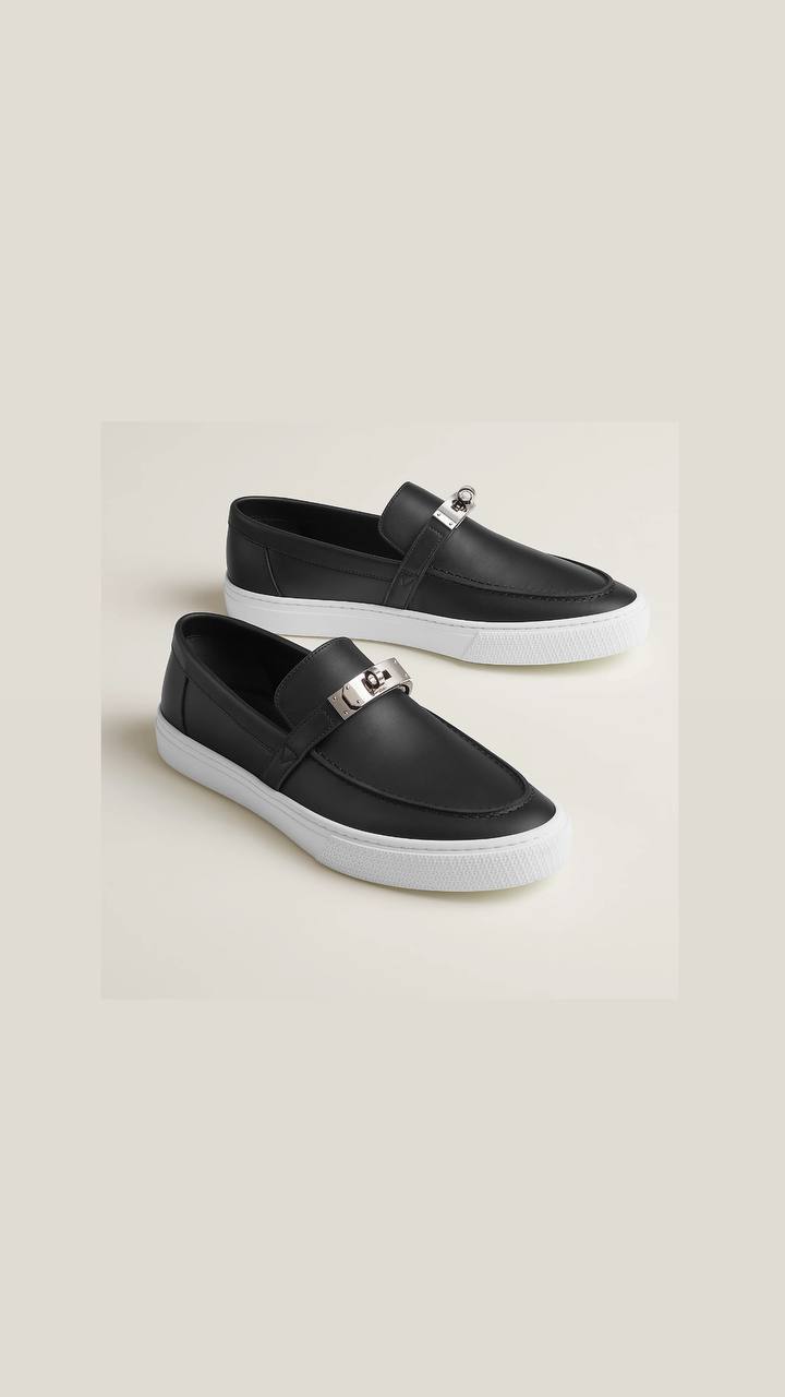 Hermes Game Slip-On Sneaker Black '